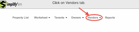 Vendor's Opening Balance