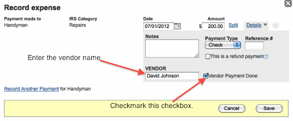 Vendor Payments