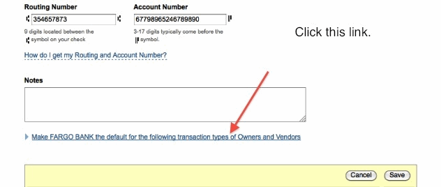 Map Bank Account